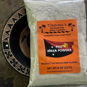 Tikaram's Premium Papua New Guinea (PNG) Kava Waka Powder, 1/2lb (8oz)